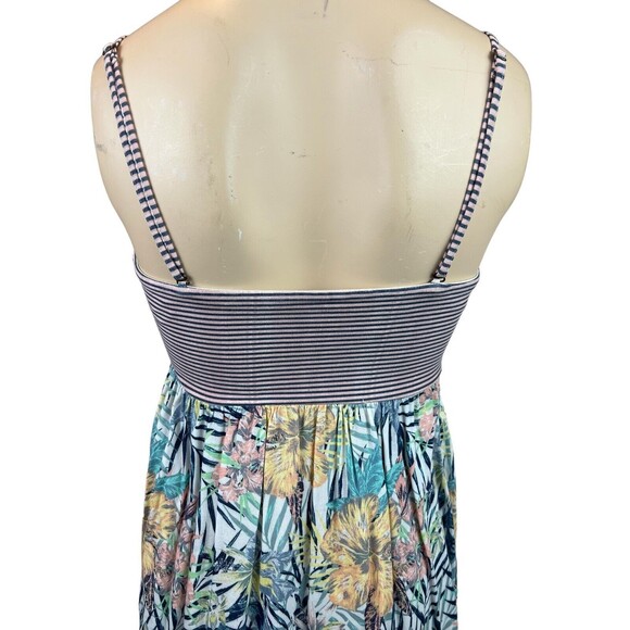 Roxy Sundress  Size M  Stripes & Floral w Removable Straps - Picture 5 of 10
